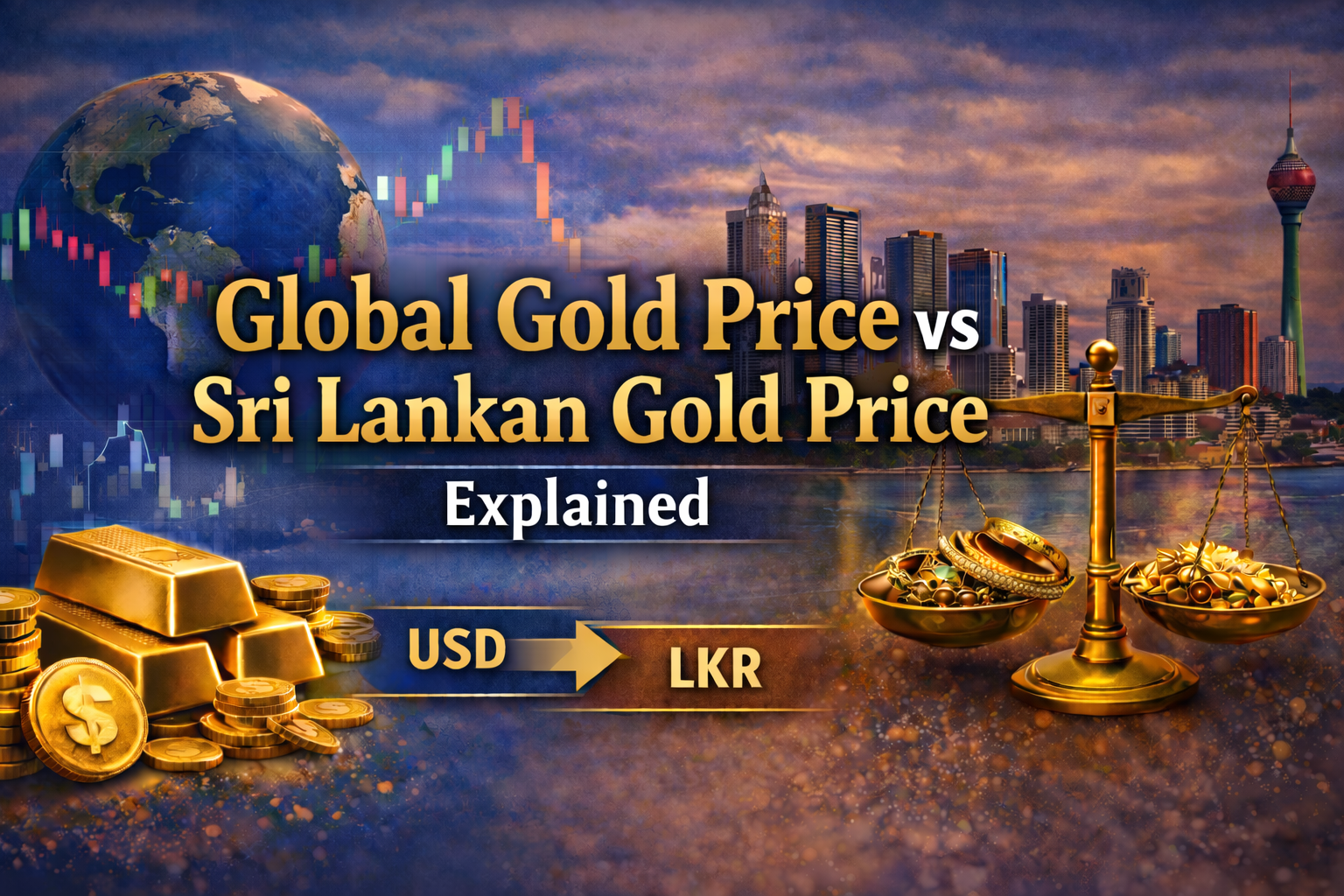 Global Gold Price vs Sri Lankan Gold Price Explained