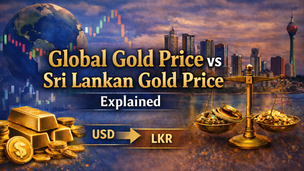 Global Gold Price vs Sri Lankan Gold Price