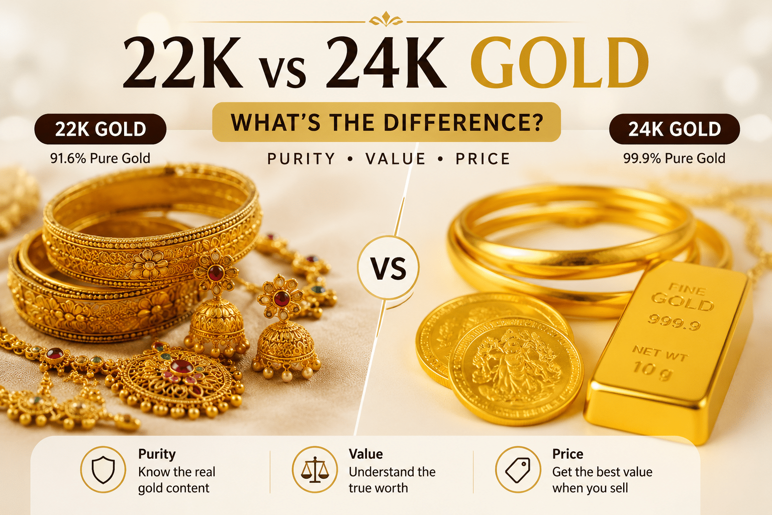 22K vs 24K Gold Explained: Maximize Your Gold Value in Sri Lanka